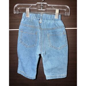 Distressed Blue Jean with Polka Dots Girls 2T No Tag/Brand European